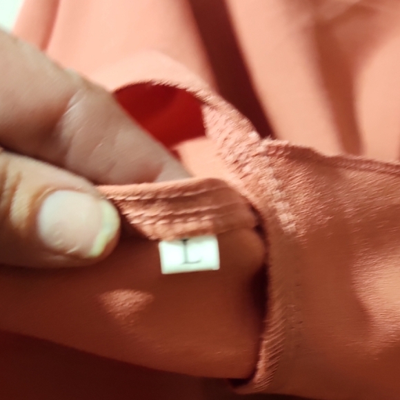 Chic Sleeveless Ruffle Dress in Terracotta - Picture 7 of 10